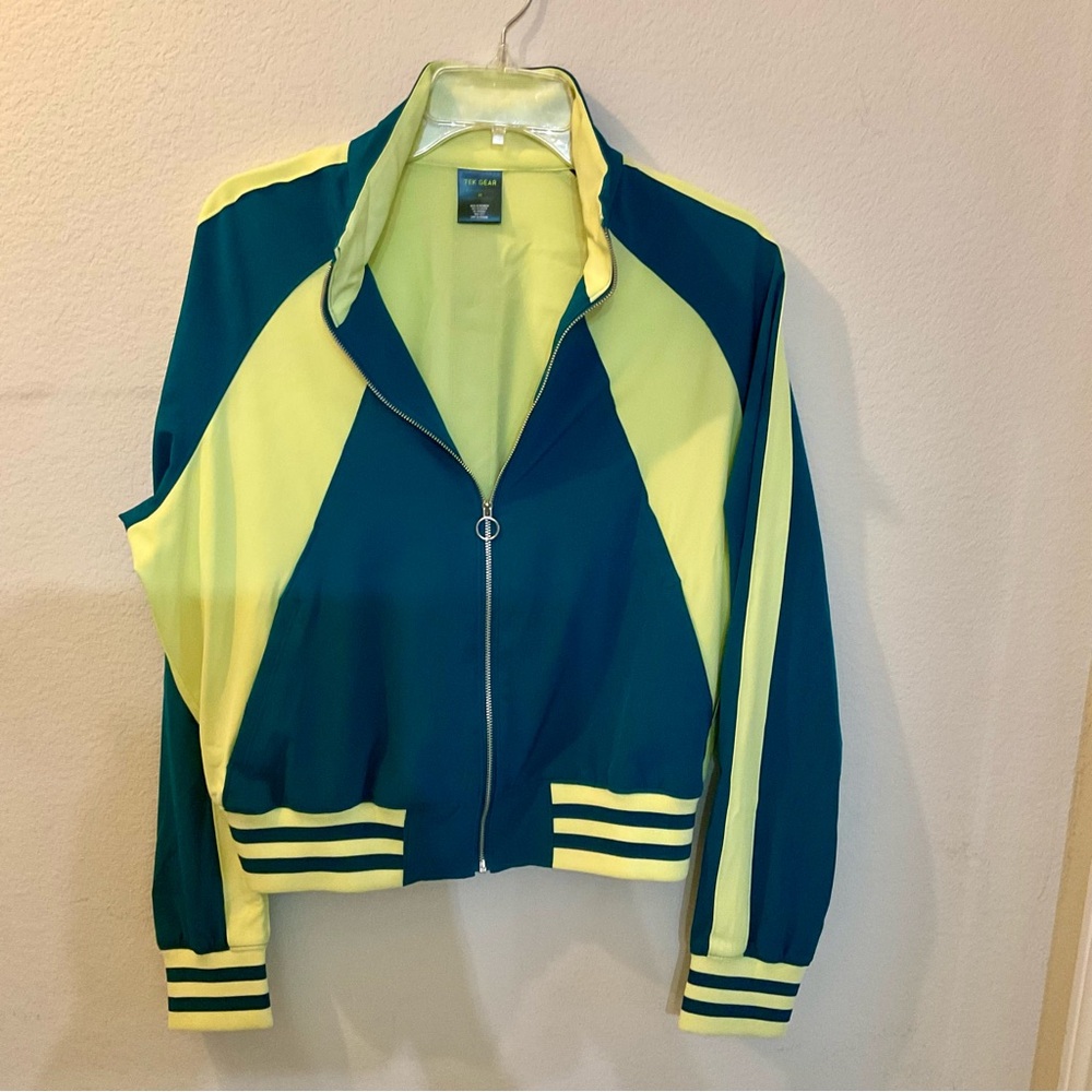 Tek Gear Vibrant Green and Yellow Women's Jacket